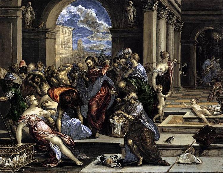 El Greco The Purification of the Temple china oil painting image